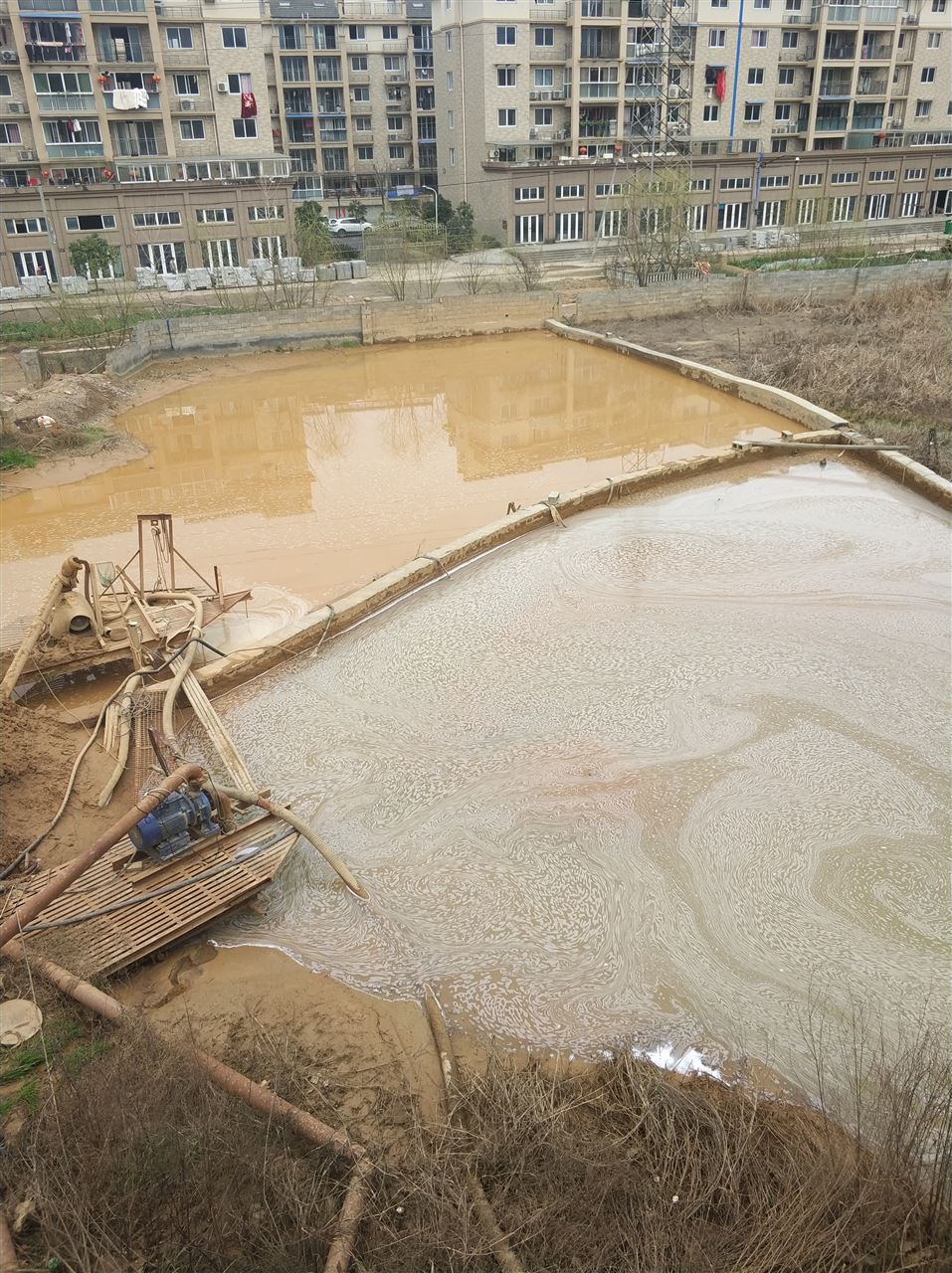 安丘沉淀池淤泥清理-厂区废水池淤泥清淤