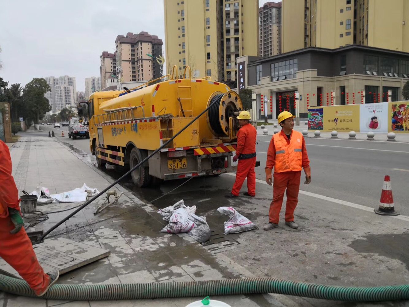 安丘排污管道清淤-管道清洗
